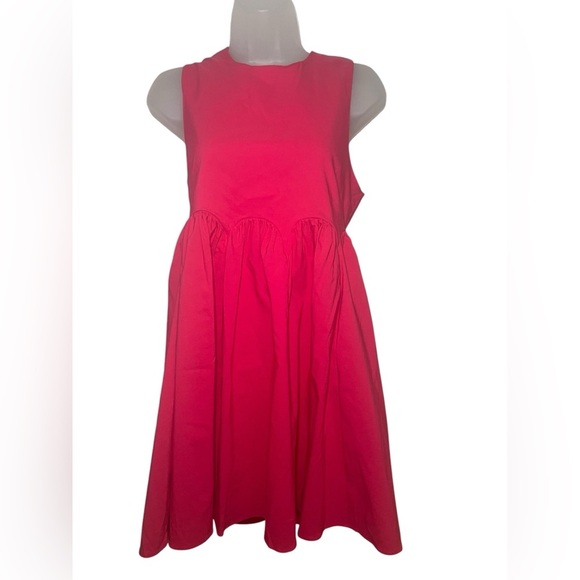 Maeve New NWOT Sleeveless Pink High Neck Back Bow Mini Dress Small - Picture 3 of 8